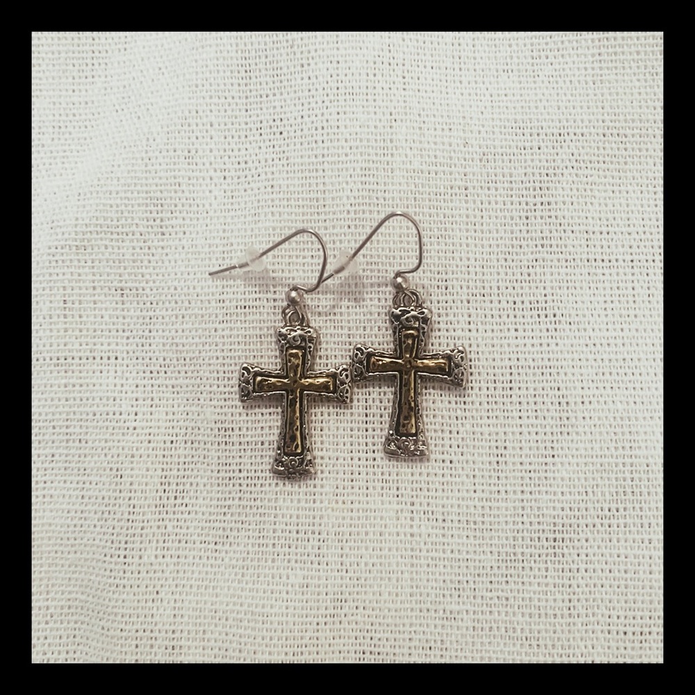 3/$30 EARRING BUNDLES!
 Handcrafted Vintage-style Cross Earrings